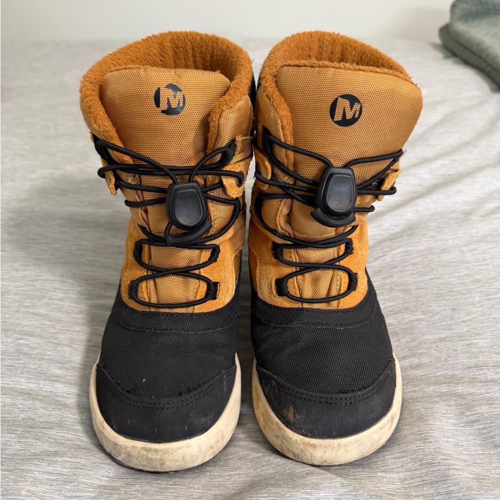 Merrell Kids Black and Brown Boots